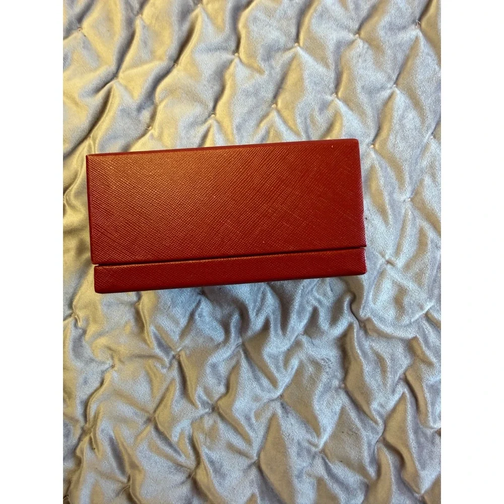 Cartier Red Jewelry Box Set Outer Box Velvet Interior Case Classic Gift Luxury
